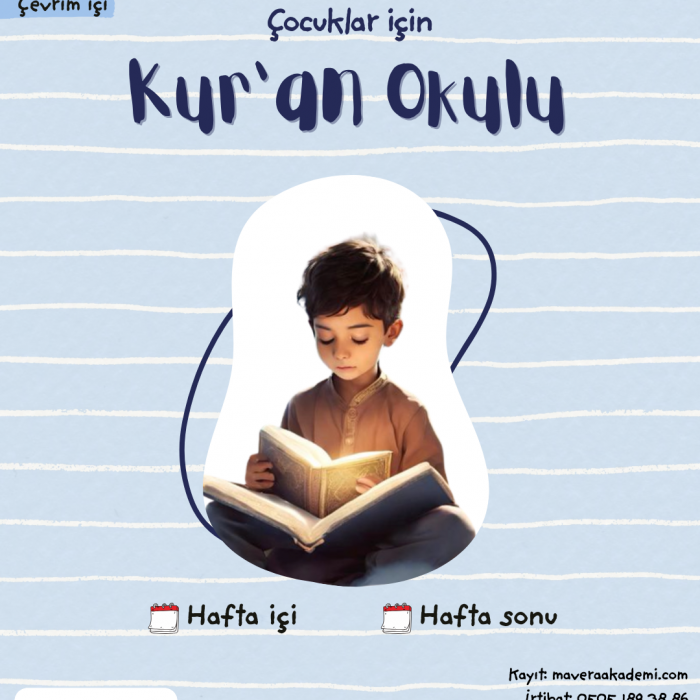 Kur'an-ı Kerim Atölyesi ( Çocuklar için )
