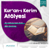 Kur'an-ı Kerim Atölyesi - Yetişkinler