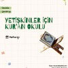 Kur'an-ı Kerim Atölyesi - Yetişkinler