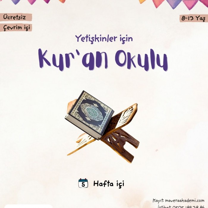 Kur'an-ı Kerim Atölyesi - Yetişkinler